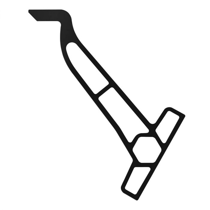 Minn Kota P54 Black Jack Plate Adapter for Raptor Port 5in Setback 4in Rise