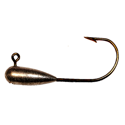 Tube Jig Mustad 4/0 Black Nickel Round Bend 90°