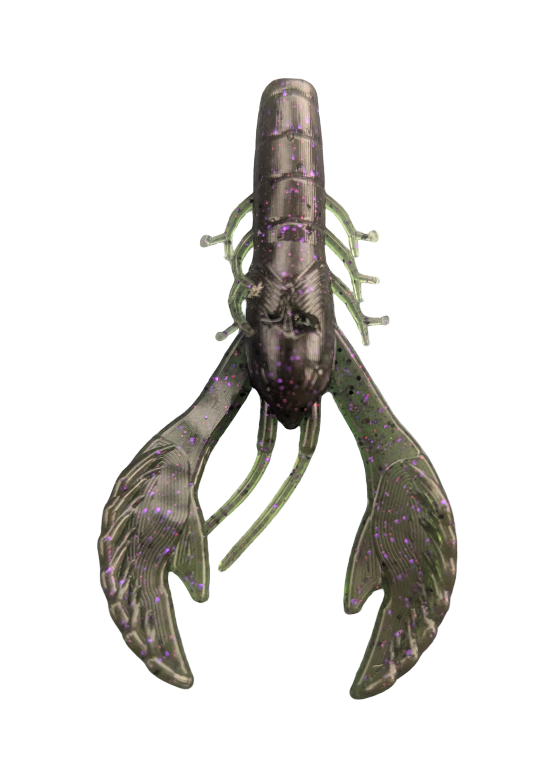 bass lure weighted hook with crawfish trailer 3.4" Floating X-Craw – xtremebasstackle