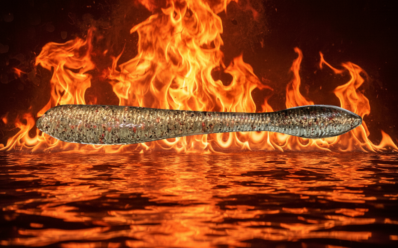 3.6" Ghost Flatworms