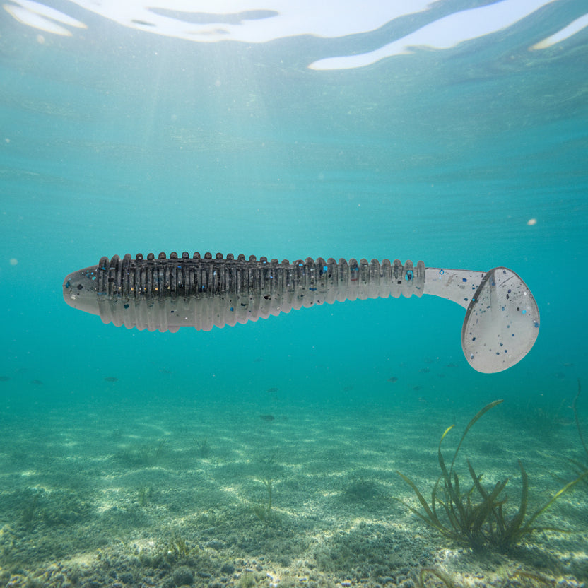 3.8" Ribbed X-Shad