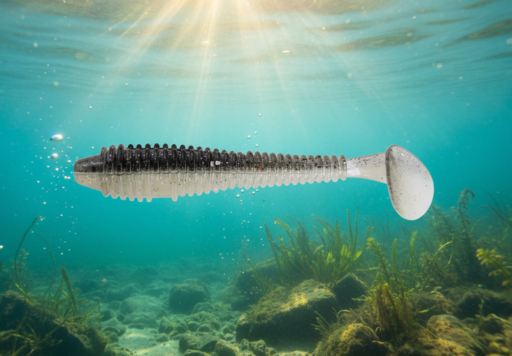 3.8" Ribbed X-Shad