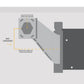Minn Kota P54 White Jack Plate Adapter for Raptor Port 5in Setback 4in Rise
