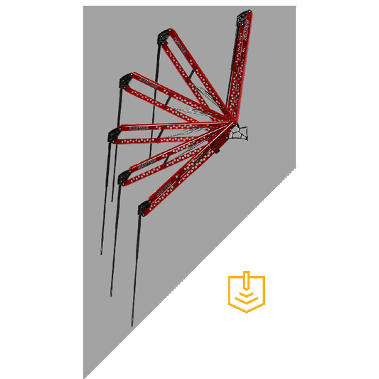 Minn Kota Raptor 8ft Red Shallow Water Anchor With Active Anchoring