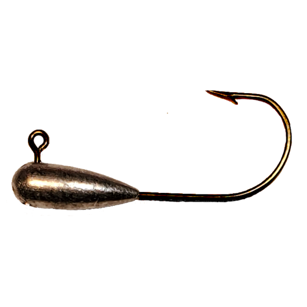 Tube Jig Mustad 4/0 Black Nickel Round Bend 90°