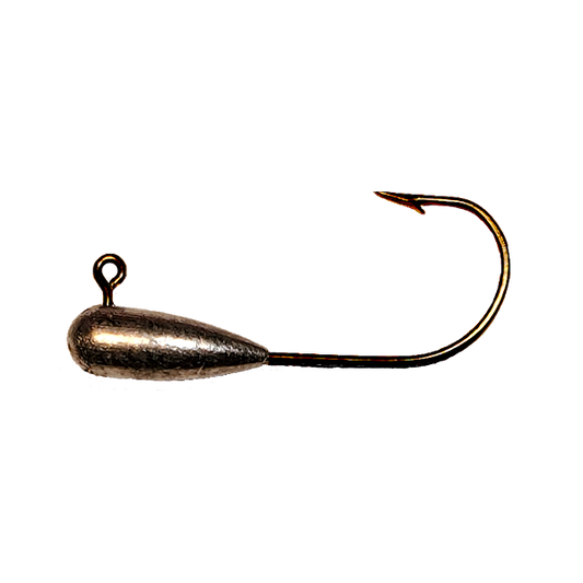 Tube Jig Mustad 4/0 Black Nickel Round Bend 90°