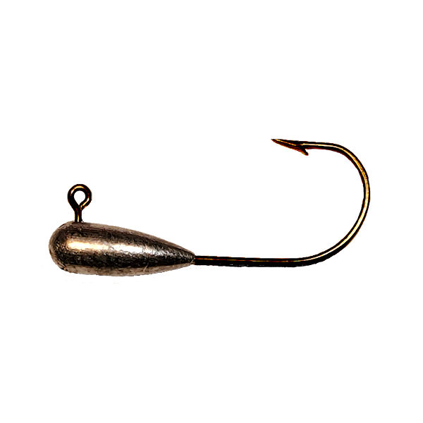 Tube Jig Mustad 4/0 Black Nickel Round Bend 90°